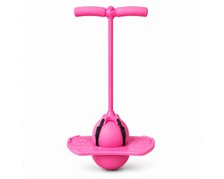 Jojoy - Balansspringbal – Springbal voor Kinderen & Volwassenen – Balansbal voor Binnen en Buiten – Coördinatie & Motoriek Trainer – Anti-slip – Max. 120 kg - Roze - JUMPOO
