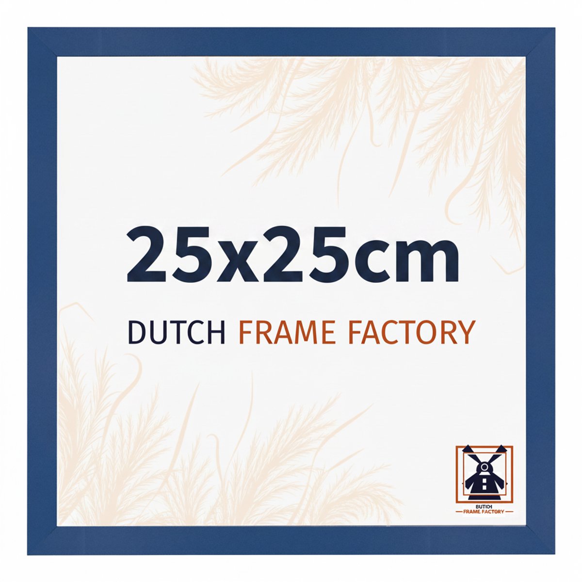 Fotolijst 25x25 cm - MDF - Donkerblauw - Benno