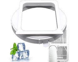 Koppelstuk Mobiele Airco Afvoerslang - Ø150mm - Conditioner Uitlaatslang Connector - Airconditioning-afvoerslangadapter - Afvoerslang adapter - Slangverlenging - Ronde Verbindingsstuk - Accessoires Voor Mobiele Airconditioning - Wit