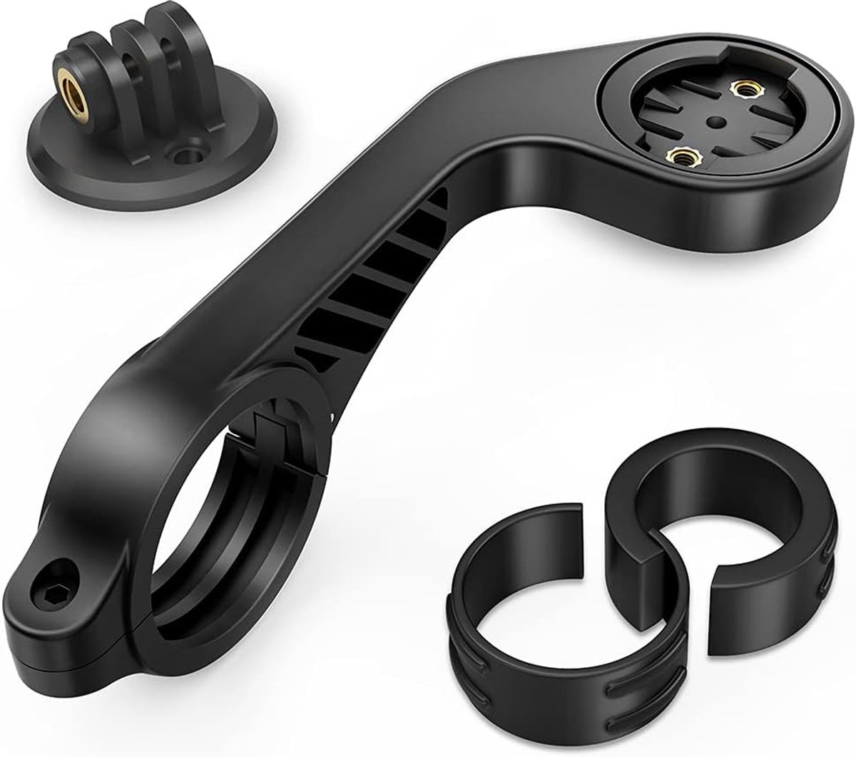 SnelShoppen - Fietshouder GPS Fietscomputer Stuurhouder Compatibel met Garmin, XOSS, iGPSPORT - 25,4mm 31,8mm - Voor Fiets, MTB, Koplamp, Camera - Acc