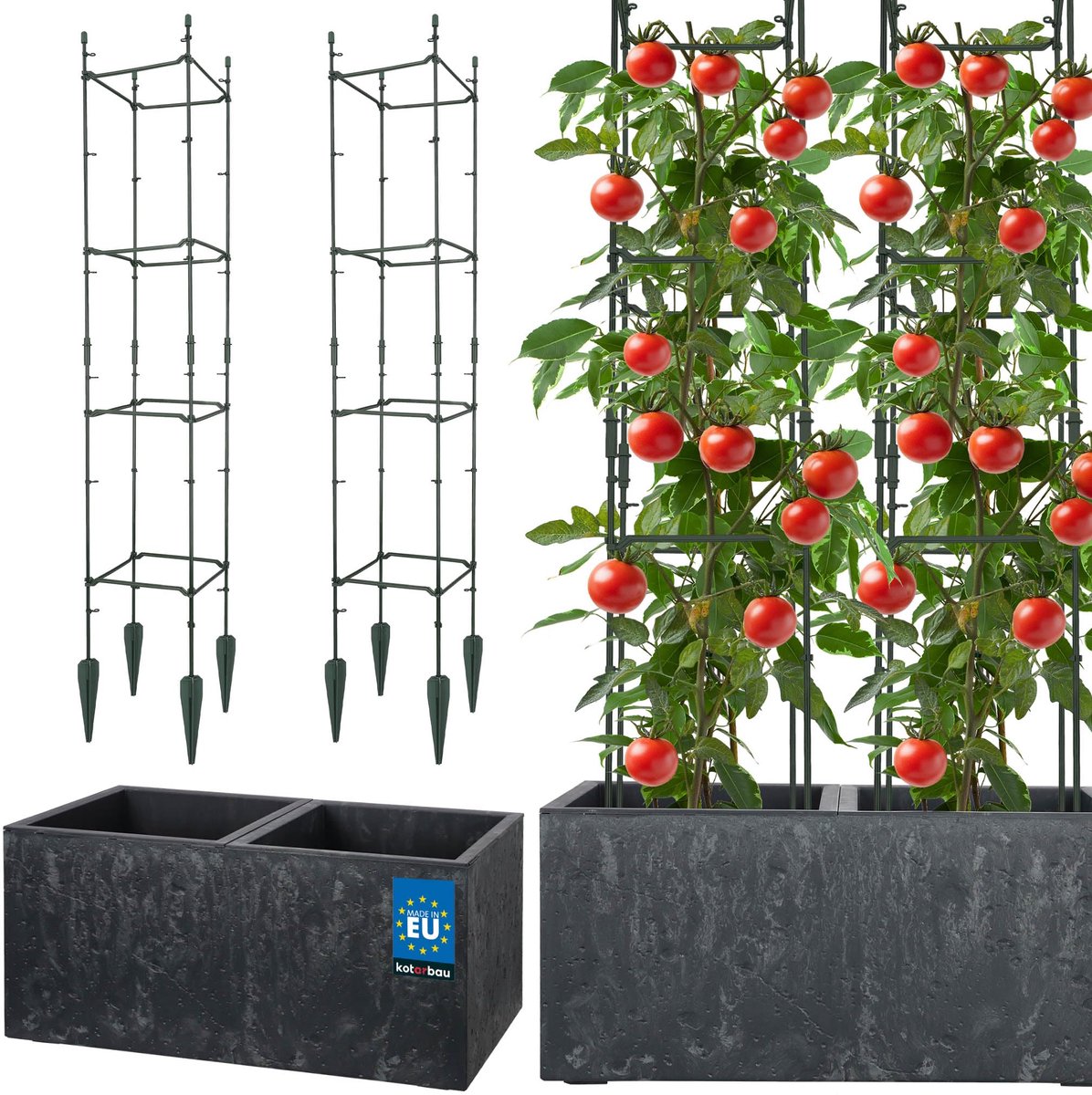 KOTARBAU Bloempot, Plantenpot, Trellis Klimplanten, Plantengeleider