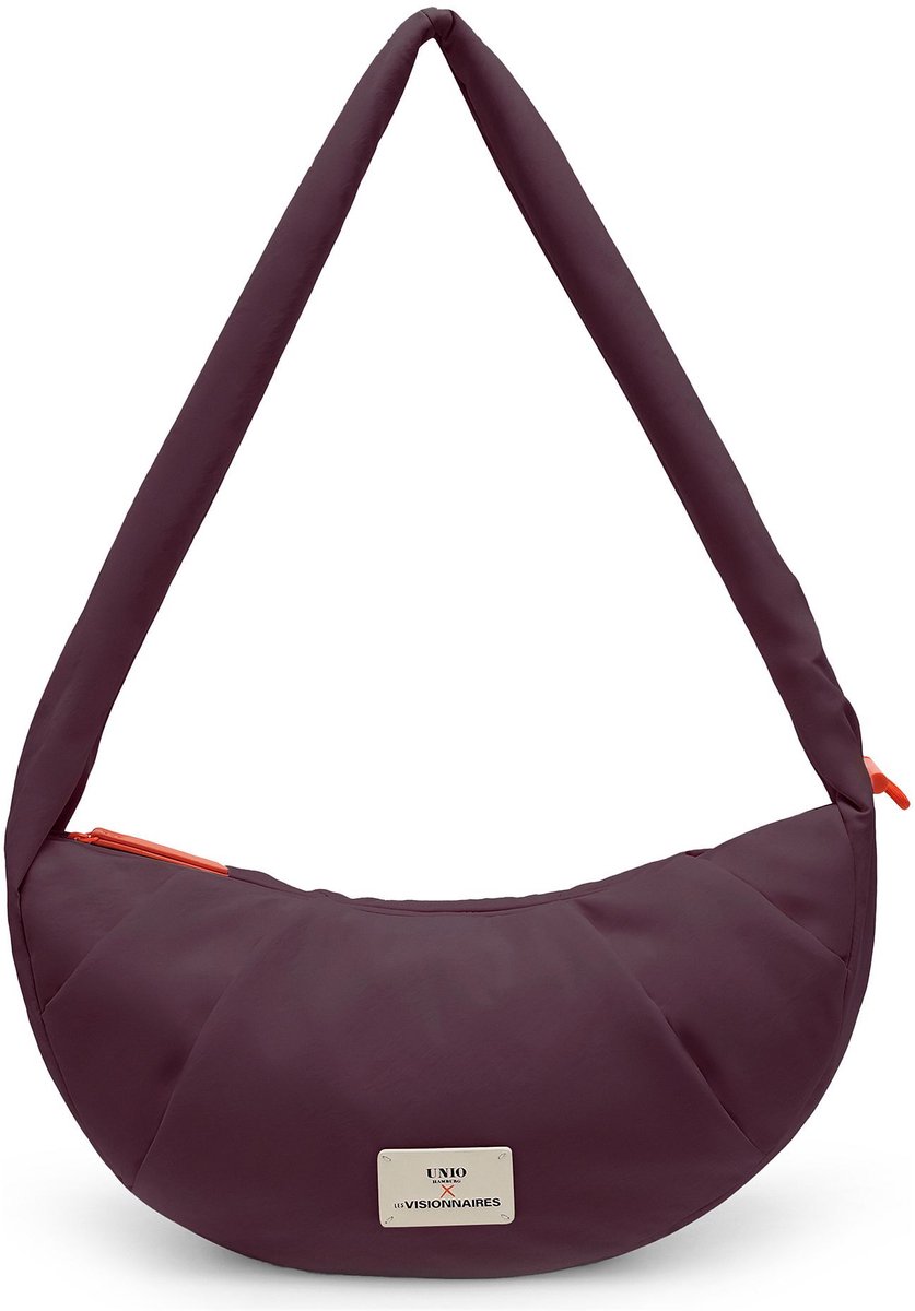 Unio Hamburg x Les Visionnaires schoudertas Puffy Unio Vancouver Dark Wine (rood)paars