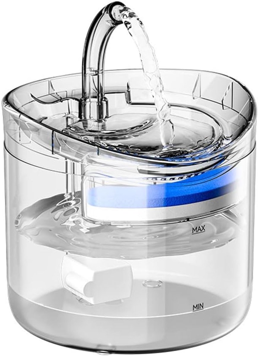 Kattenwaterfontein - Automatische Huisdierwaterdispenser - 2 Liter Capaciteit - Geschikt voor Meerdere Huisdieren Met 2 Werkstanden