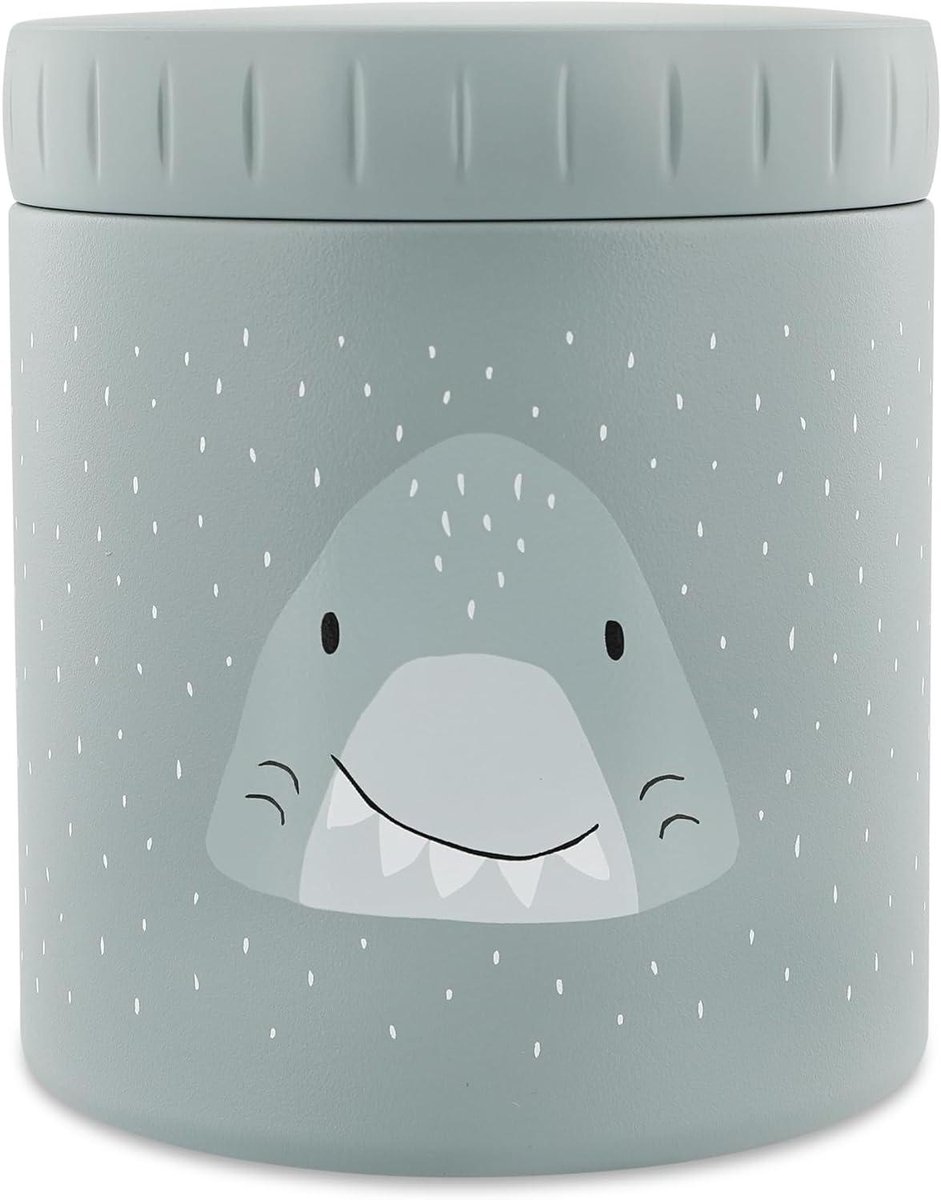 Geïsoleerde lunchbox - Voedselcontainer - Lunch meenemen - Roestvrij staal - 500 ml - Haai