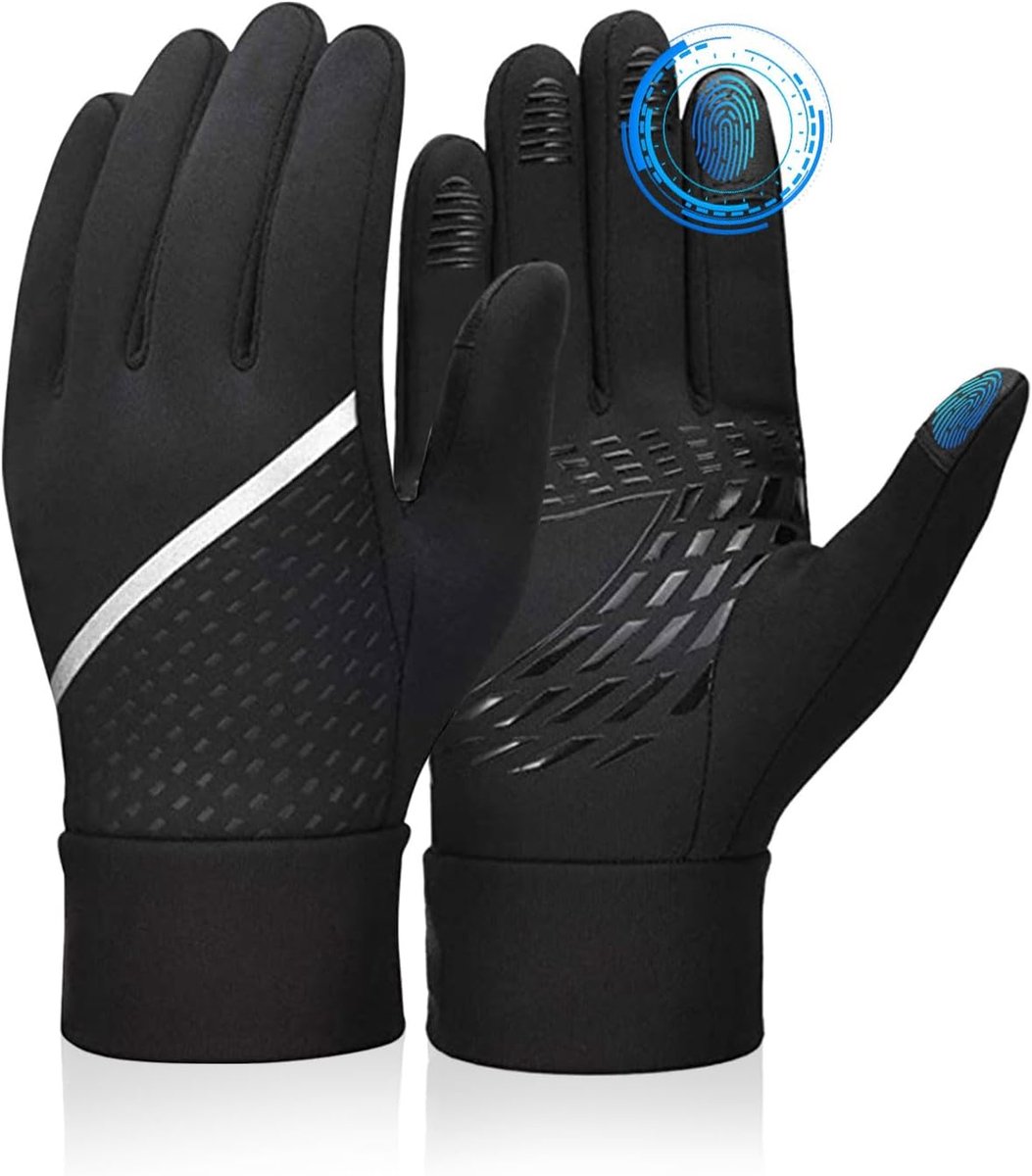 Handschoenen voor kinderen, waterdicht, thermo-fleece, winterhandschoenen, touchscreen, antislip, winter, loophandschoenen, voetbal, training, voor jongens en meisjes
