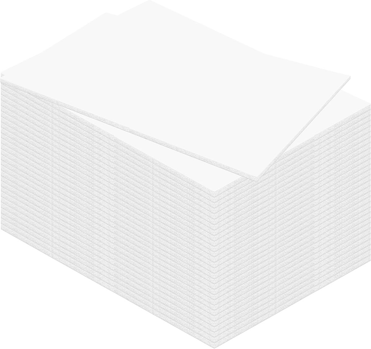 Foamboard DIN A4 wit - 3 mm - 30 stuks - DIY voor handwerk, presentatie, modelbouw, passe-partout