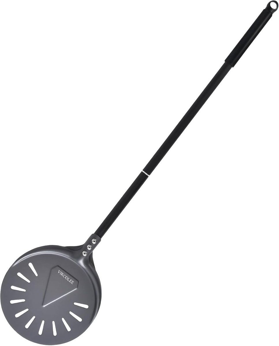 Spinning Pizza Scoop, 8" Inch Rectangular Pizza Twist Scoop, Professional Anodized Aluminum Turning Pizza Spatula, 31 - ShopVlot
