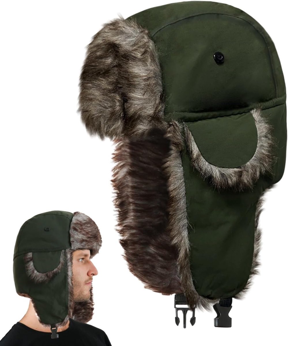 Winter bommenwerperhoeden, unisex winter oorklep, trapper hoed met oorkleppen, winddichte warme bommenwerper pilotenjager hoed, voor schaatsen, skiën, buitenactiviteiten of dagelijks gebruik