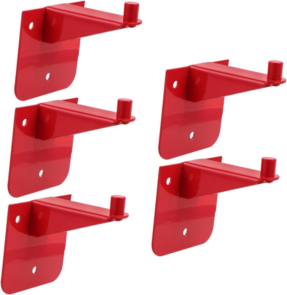Brandblusser Beugel - Blusserhaak Ophangsysteem - Brandveiligheid Verhoging - Ruimtebesparend Ontwerp - 6.50X6.50X6.50CM - Rood