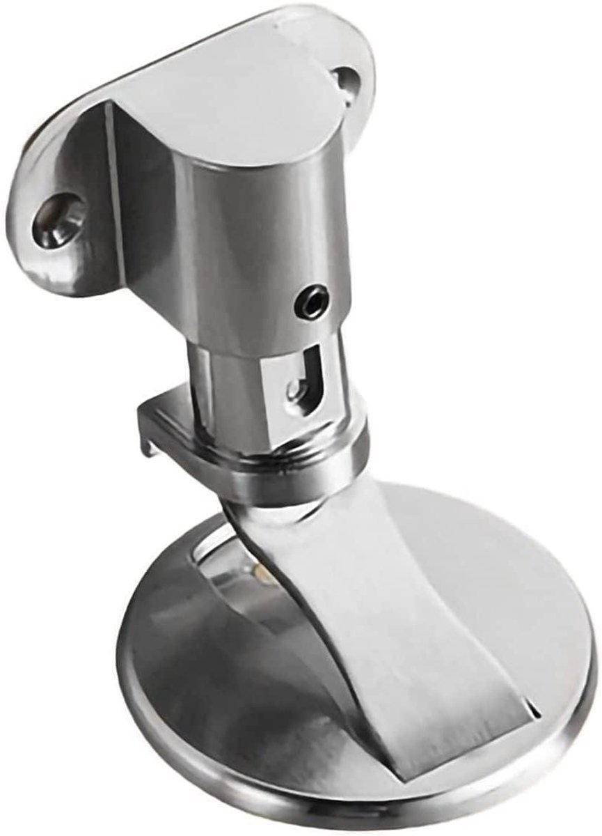 Magnetische Deurstopper - Deurwig Deurhouder - Voorkomt Dichtslaan - Sterke Magnetische Aantrekkingskracht - N.v.t. - Zilver