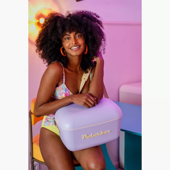 Polarbox Koelbox met Schouderband - Paars Sorbet - 12 Liter van Polarbox — afbeelding 3
