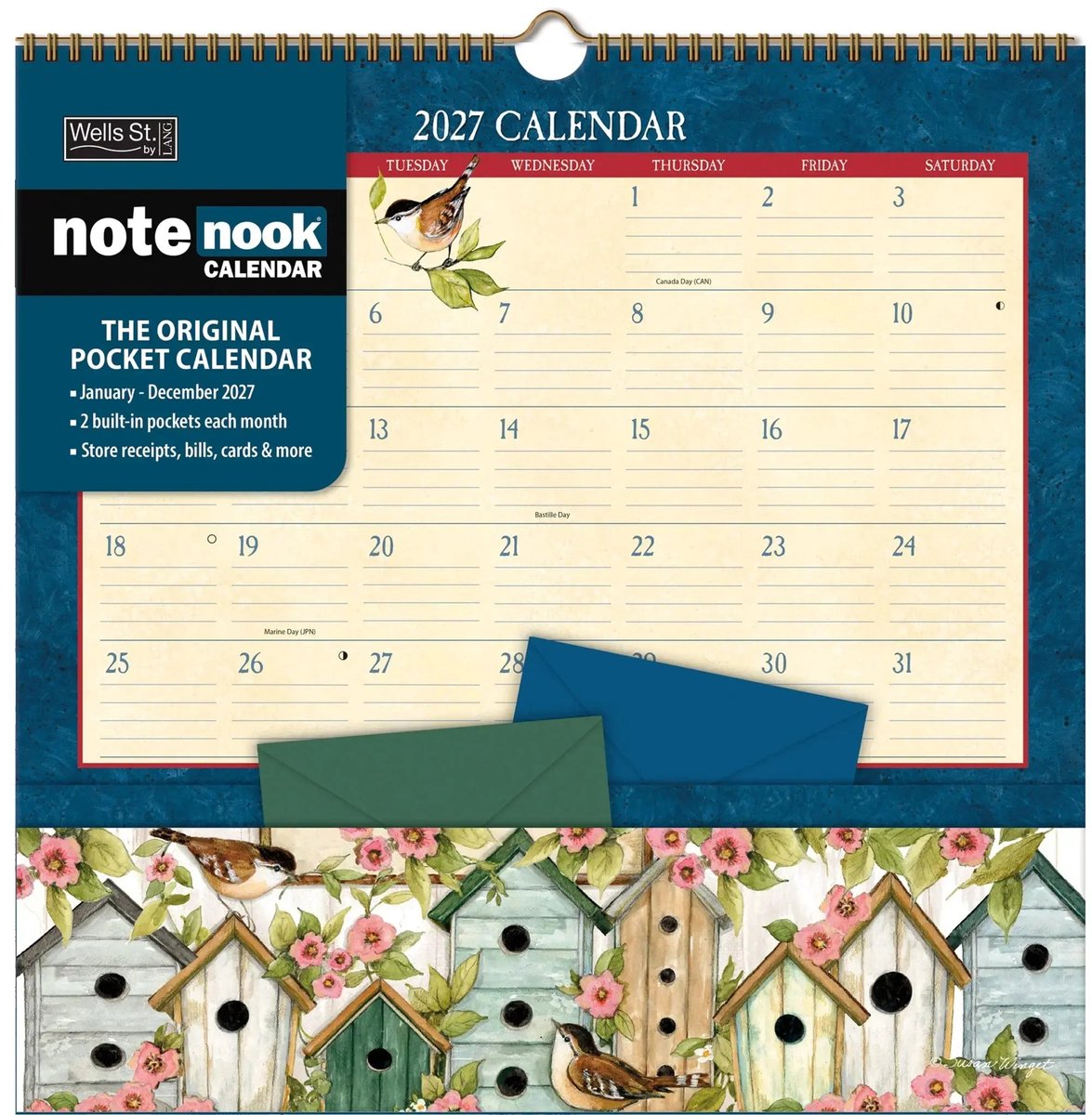 Heart and Home Pocket Note Nook Kalender 2027
