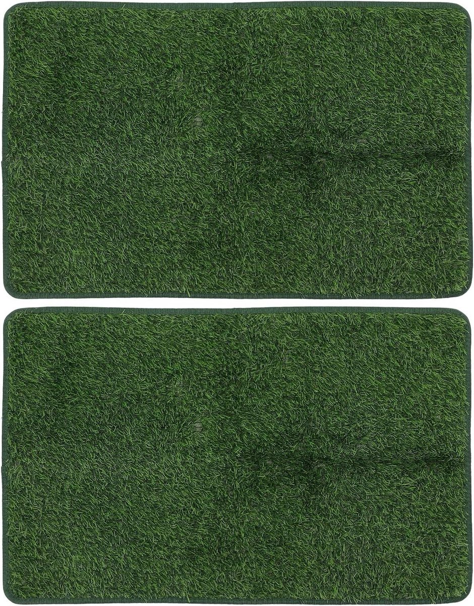 Kunstgras Hondenplasmat - Nepgras Zindelijkheidstraining - Huisdieren Toilet - Realistisch Gesimuleerde Omgeving - 71 x 46 cm - Groen