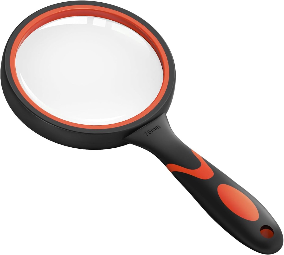 Lezen Handloep Toegepast op wetenschappelijke boeken Krant | Hobby Observatie Premium antislip zachte handschacht Vergrootglas voor senioren Kinderen Orange