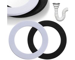 Afdichtingsring, Vervangende Gootsteenafvoeraccessoires Afdichtingsring, Lyeteung 2 Stuks 84mm O-ring