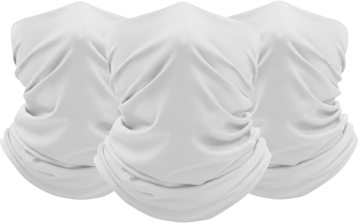 Pack van 3 Multifunctionele Nekwarmers voor Dames en Heren | Thermische Buisvormige Bandana Winter voor Motor, Fietsen, Hardlopen en Wandelen | Hoofddoek Hoofdband