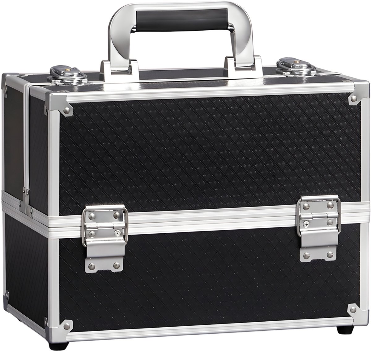Professionele Makeup Organizer - Grote Cosmeticakoffer met 6 Lades - Lock & Travel Case