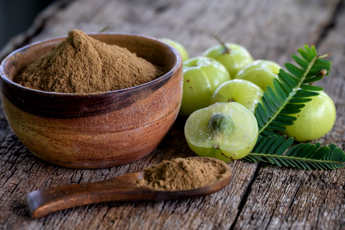 Amla Poeder Biologisch 250 gram – Amalaki Indiase Kruisbes – Hoge Vitamine C – Haar Huid Nagels – Ayurveda Supplement (Spiruella)