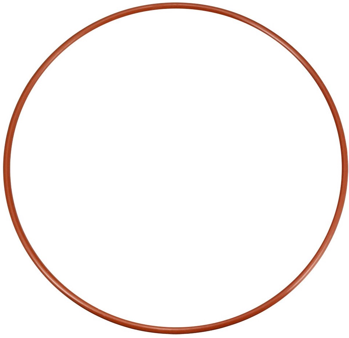 sourcing map O-ring van siliconen, 40 mm - 185 mm, buitendiameter, Vmq-afdichtring, rood, 160 mm x 3,5 mm