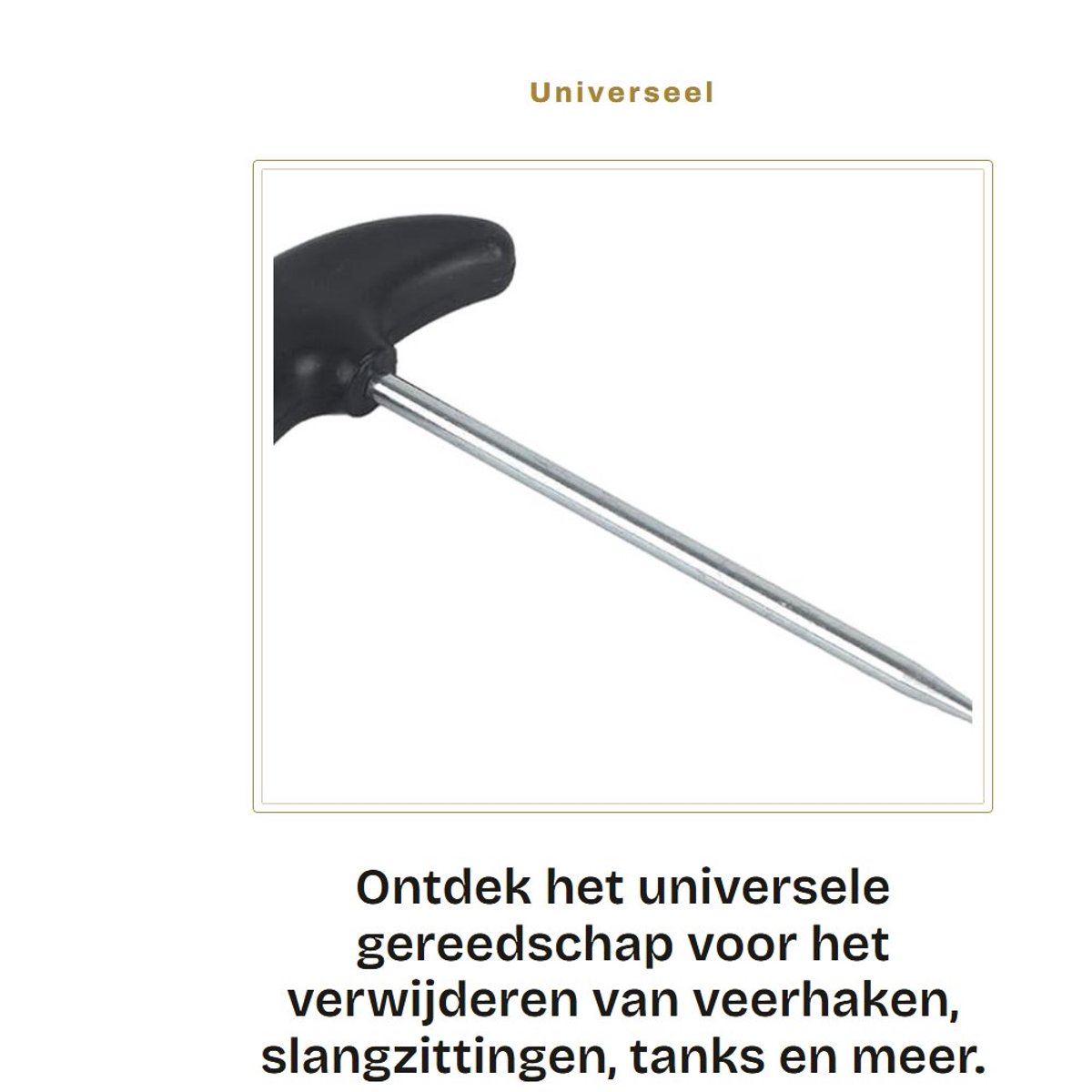 Dailygoods- Gereedschapset Premium Constructie - Verwijderen/Installeren Buisveren - Remveren - Tankhouders - Eenvoudige Toegang - Gelegeerd Staal - Veerhaak