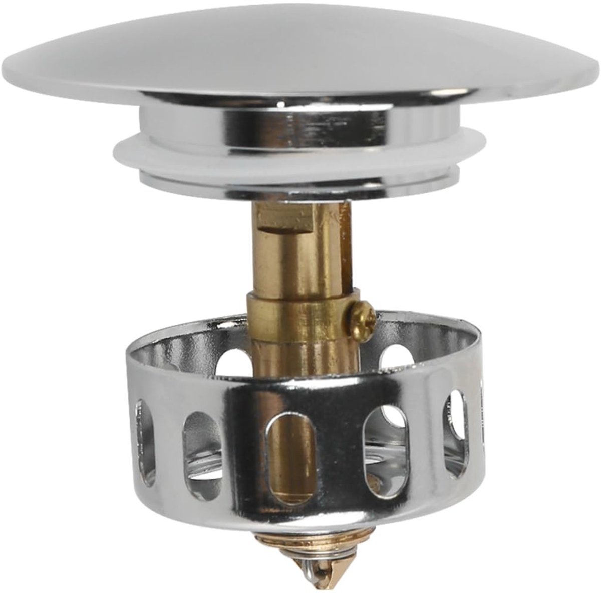 Dailygoods - RVS Pop-up Afvoer Haarvanger voor Bad en Keuken