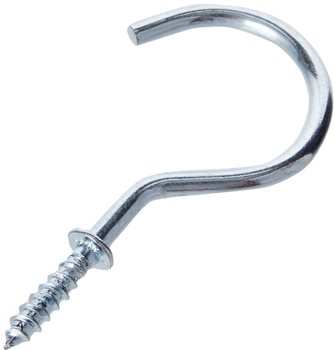 Hardware BH00161 50 mm verchroomde haken (verpakking à 20), wit, stuks