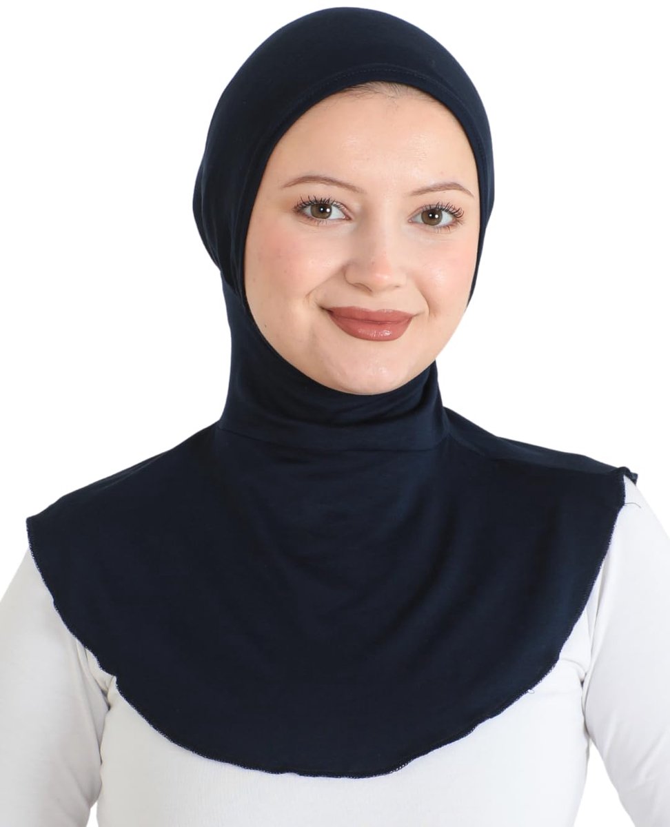 Sport hijab voor vrouwen, moslim hoofddoek, flexibele tulband meisjes, chique islamitische slijtage voor sportschool, halskraag, motorkap viscose