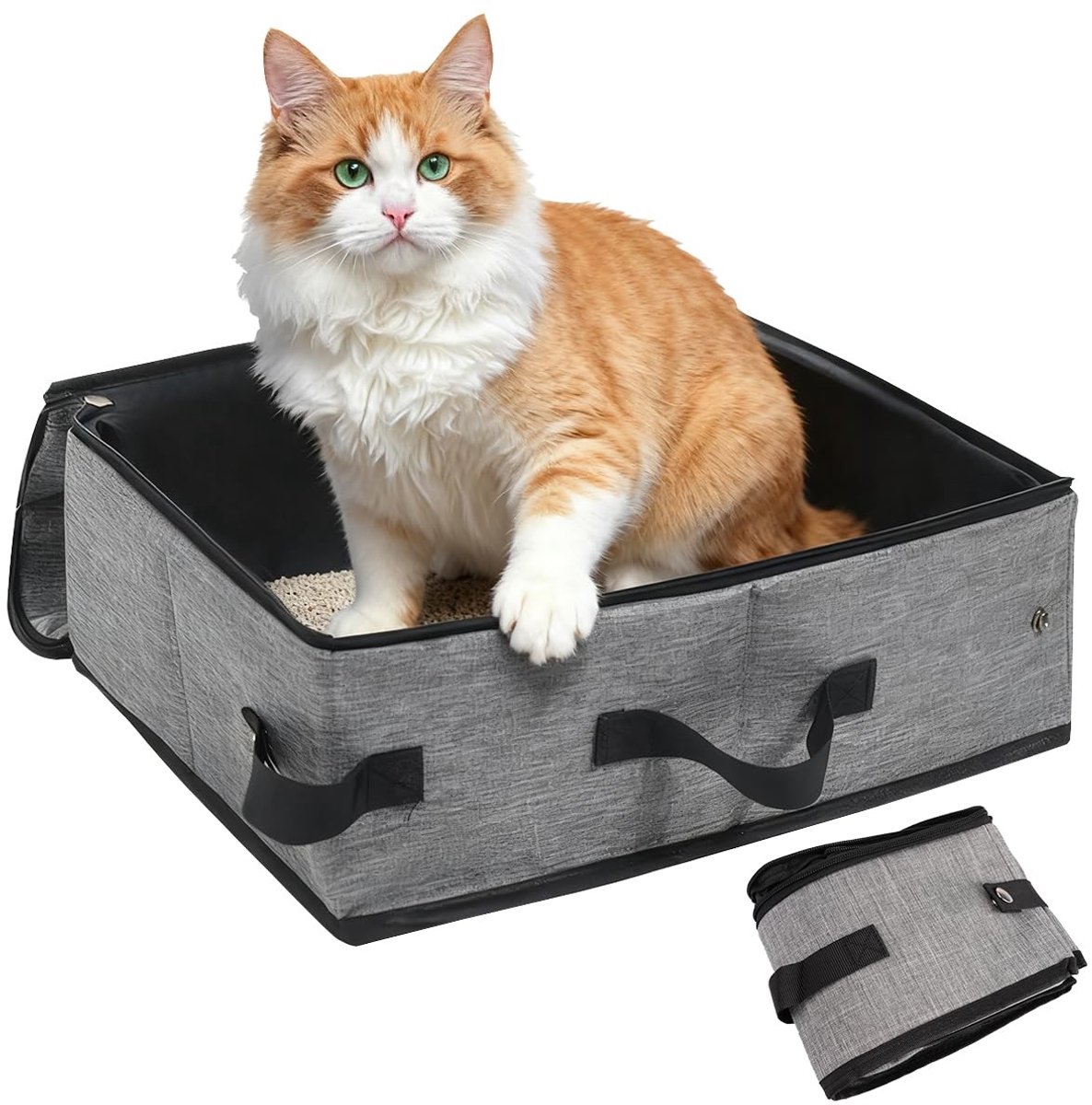 Dailygoods – Opvouwbare Kattenbak met Deksel – Waterdichte Reisbak voor Katten Dailygoods – Opvouwbare Kattenbak met Deksel – Waterdichte Reisbak voor Katten