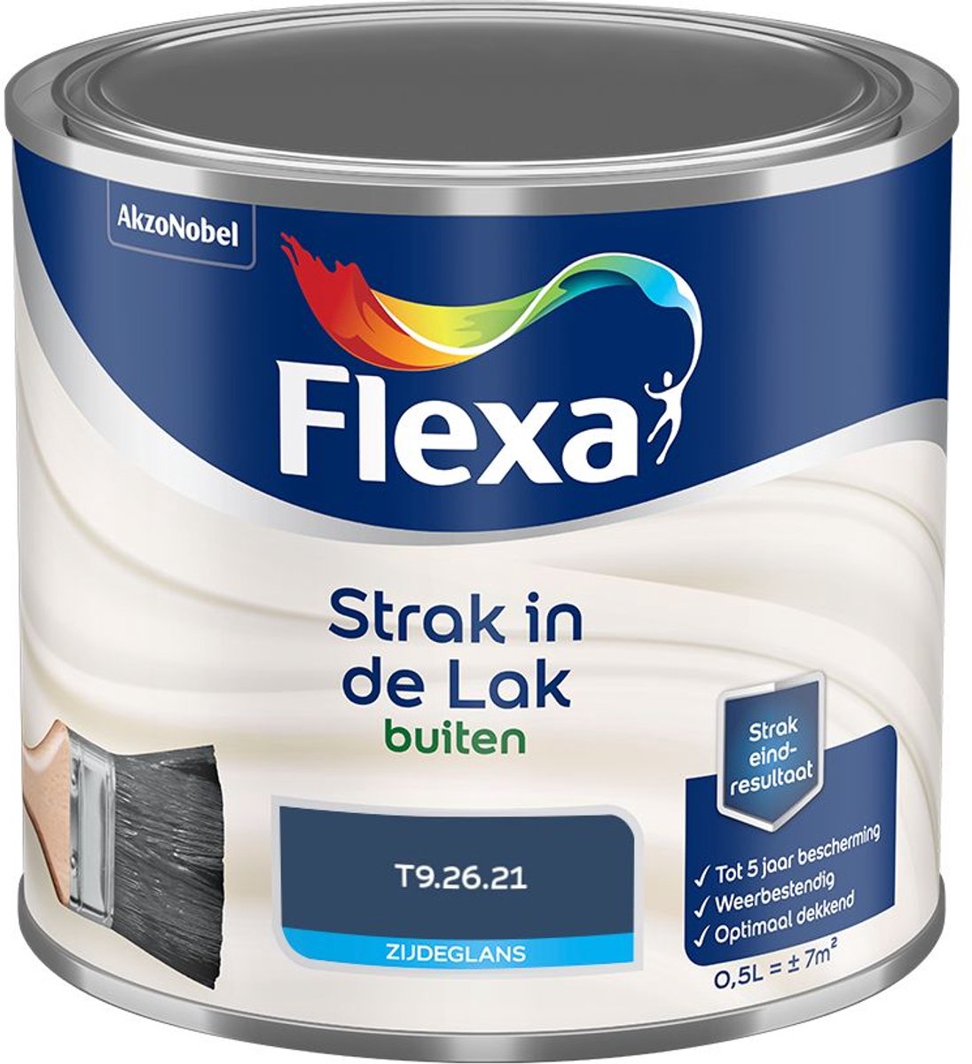 Flexa - Strak In De Lak Buitenlak Zijdeglans - T9.26.21 - Mengverf - 500 Ml