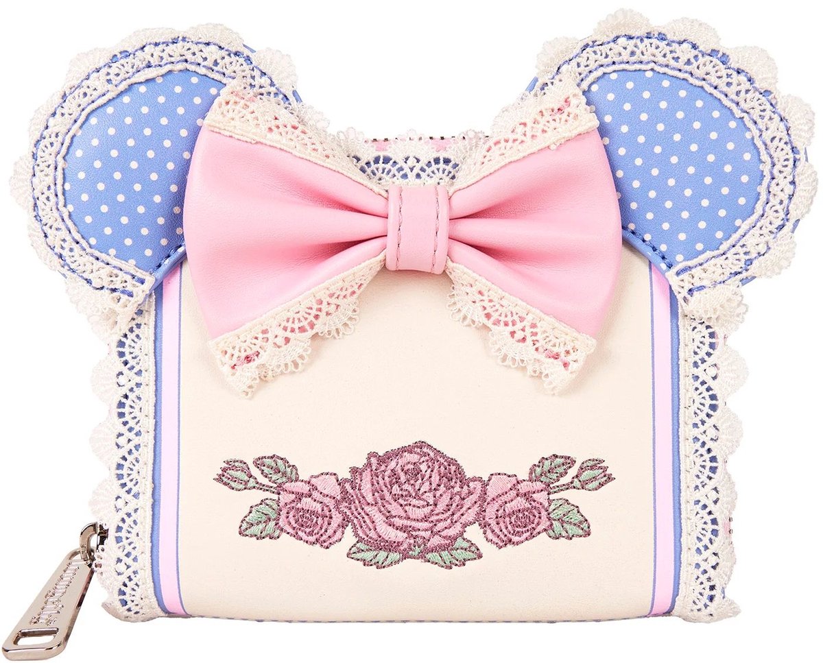 Loungefly Disney by Loungefly Wallet Minnie Floral and Lace Ears Wallets