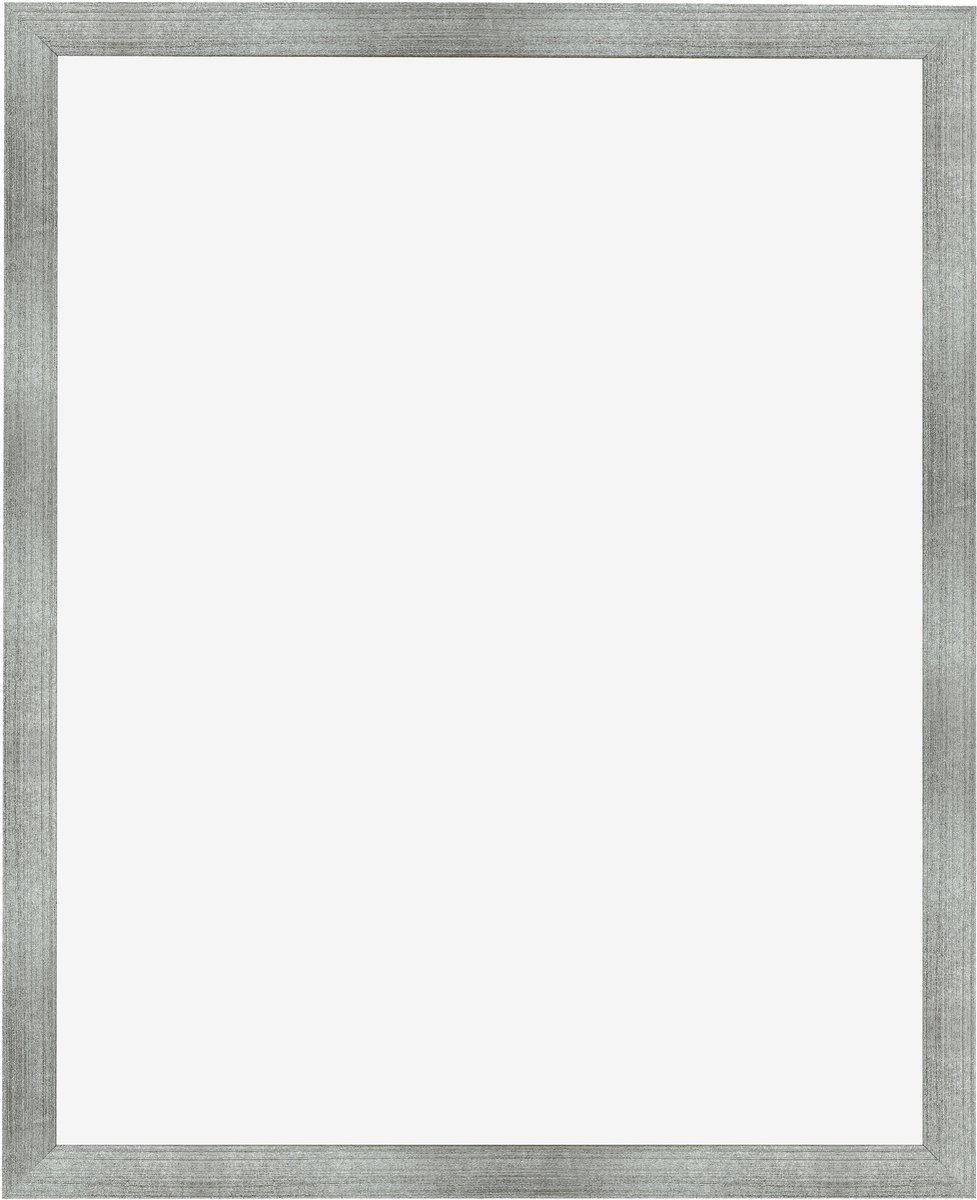 Fotolijst 56x71 cm - MDF - Zilver Antiek - Benno