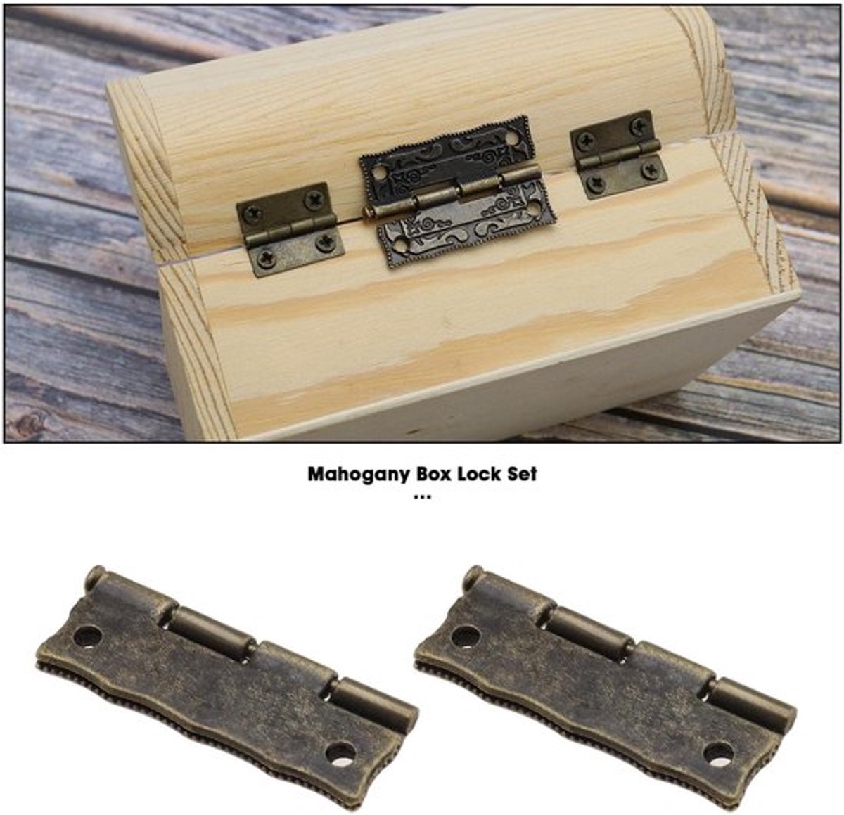 Allecto - Vintage Hasp Latch - Antiek Sluiting - Decoratief en
