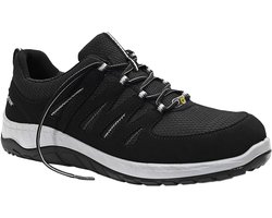 Elten Maddox Black-Grey Low S3 ESD 729461 - Zwart/Grijs - 39