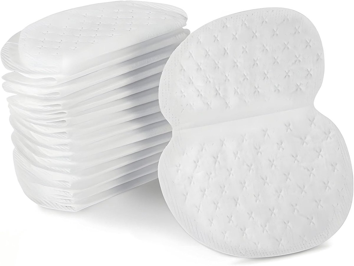 Zelfklevende okselpads voor dames en heren, 80 stuks, anti-zweet, geurblokker en onzichtbaar, ideaal voor blouses en kleding