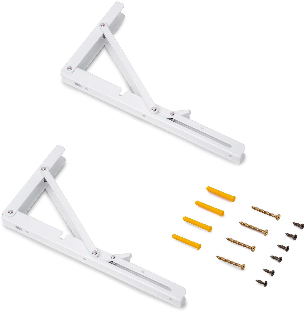 Plankdragers, 303mm, Wit, Staal