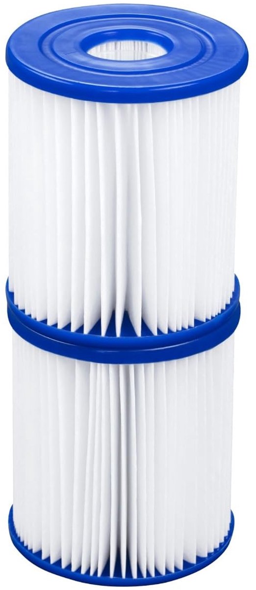 Voor Bestway zwembad, zwembadreinigingsfilter, eenvoudige installatie, blauw
