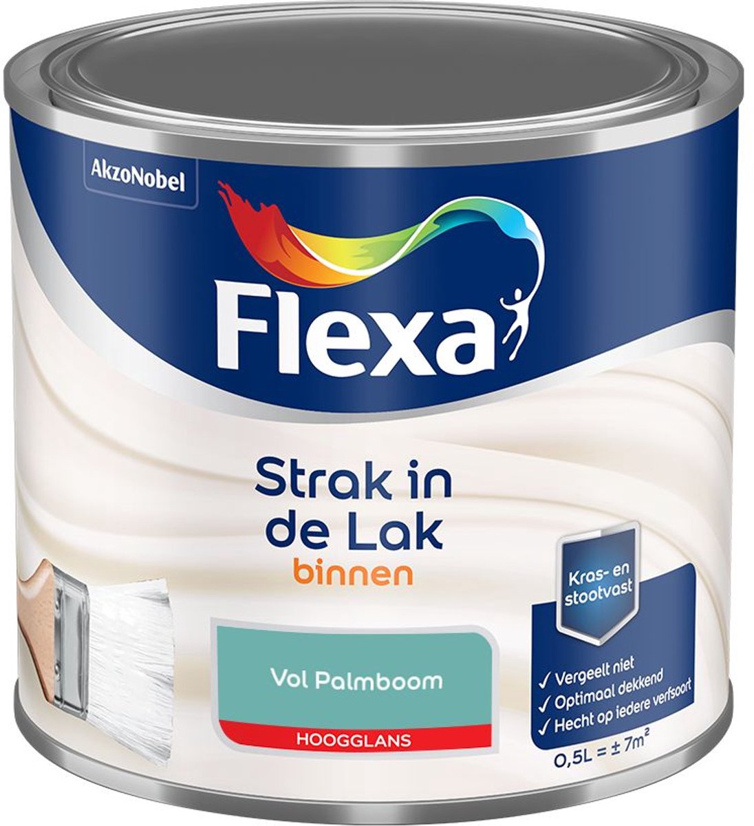 Flexa - Strak In De Lak Binnenlak Hoogglans - Vol Palmboom - Mengverf - 500 Ml
