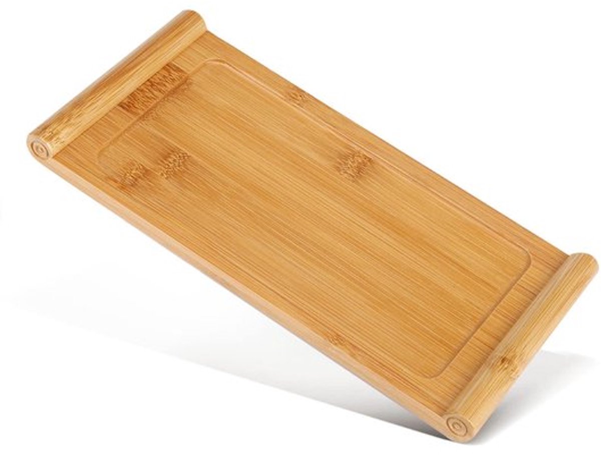 Store_8 - Bamboe dienblad - Rechthoekig ontbijtdienblad - Handgrepen