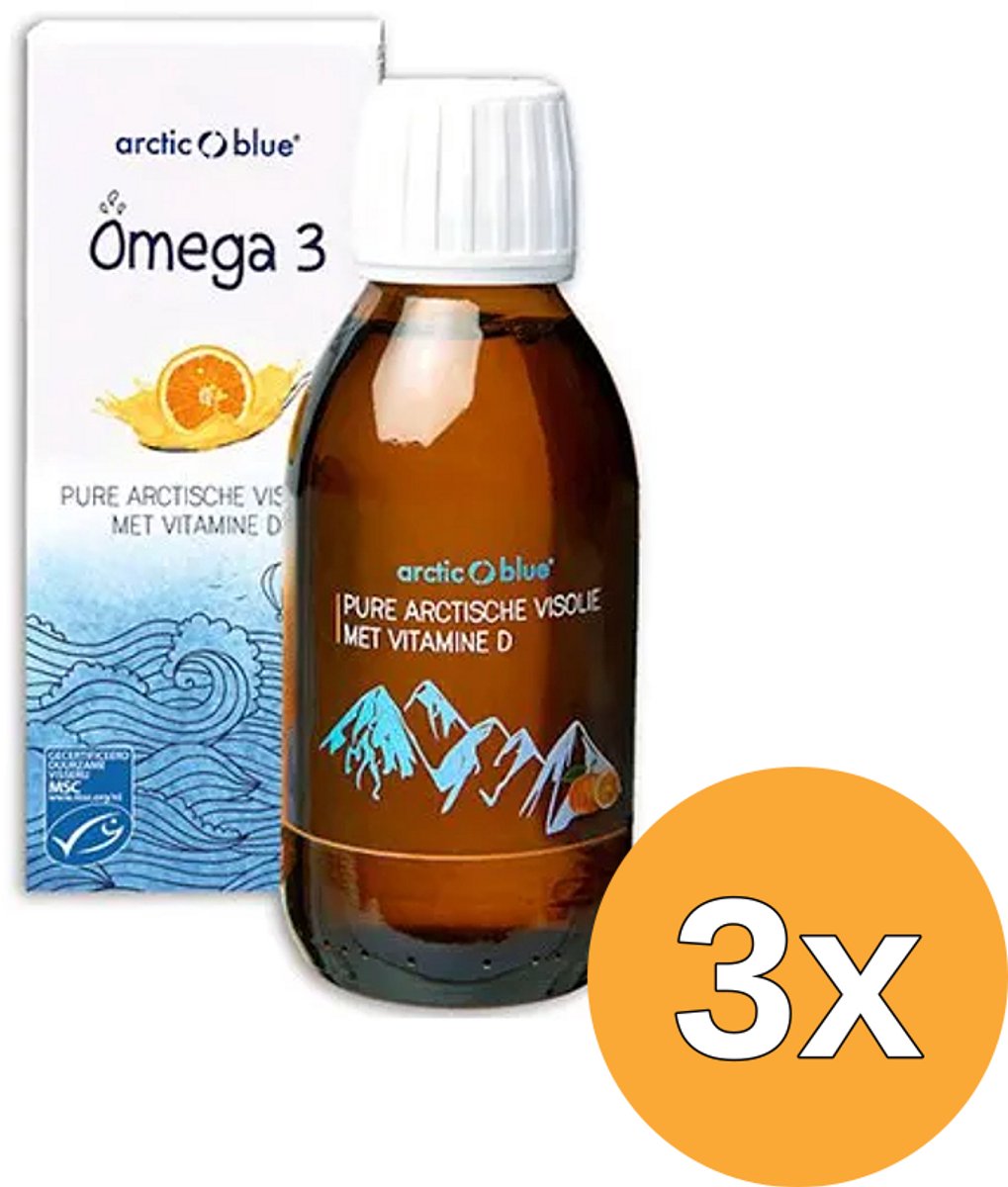3x Arctic Blue Pure Arctische Visolie MSC (150 ml)