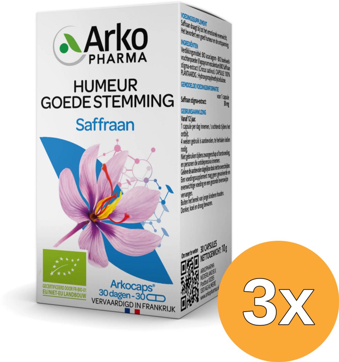 3x Arkocaps Saffraan (30 capsules)