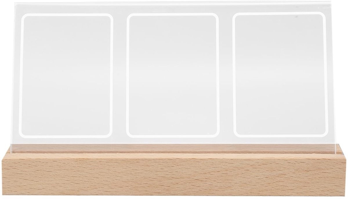 Dailygoods - Mini-Fotolijst - Bureau-Fotolijst - Verlicht met Nachtlampje - 3 Inch Formaat - Desktop Fotolijst - Geschikt voor Thuis en Kantoor