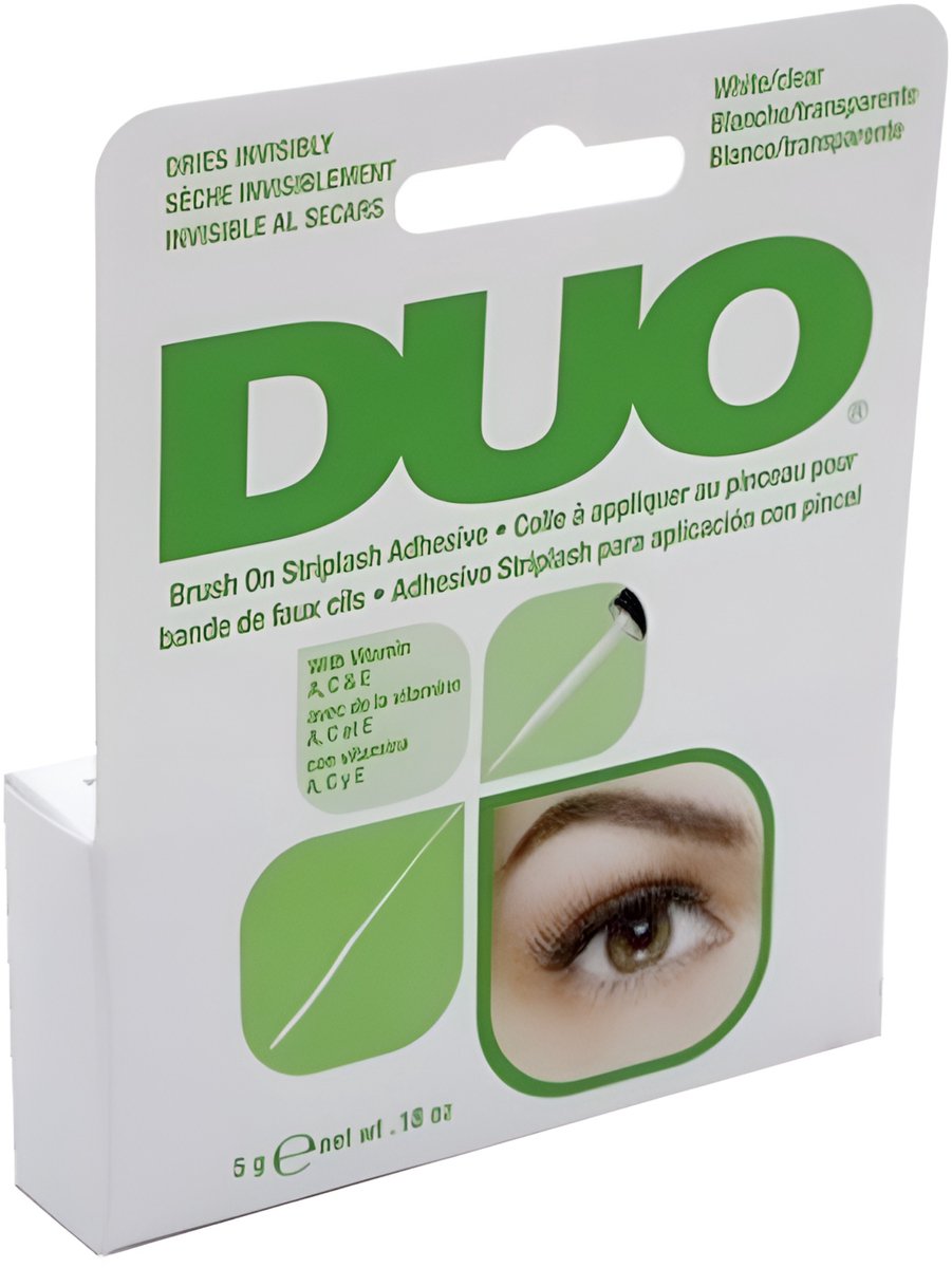 DUO Valse Wimpers Kleef - 3-pack - Transparant met Vitaminen