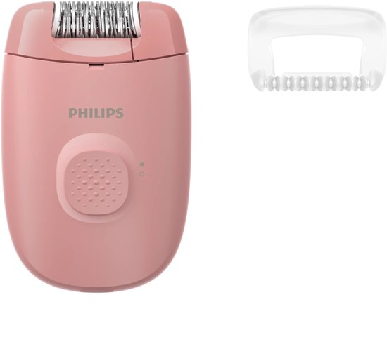 Philips Series 2000 Epilator met massagekapje- langdurig haarvrij - Peach - Met snoer - BRE227/00