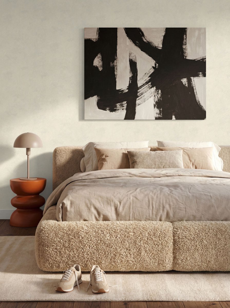 Vliestapete Putzstruktur Creme | B908056