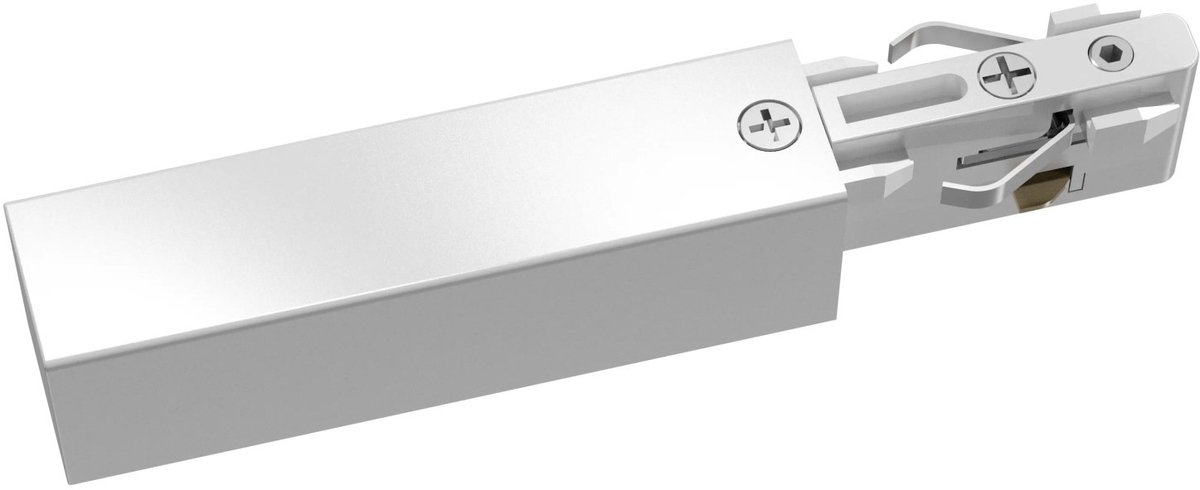 Micro Line voeding voor railverlichtingssysteem, dimbaar, wit aluminium, 220-240V AC, IP20