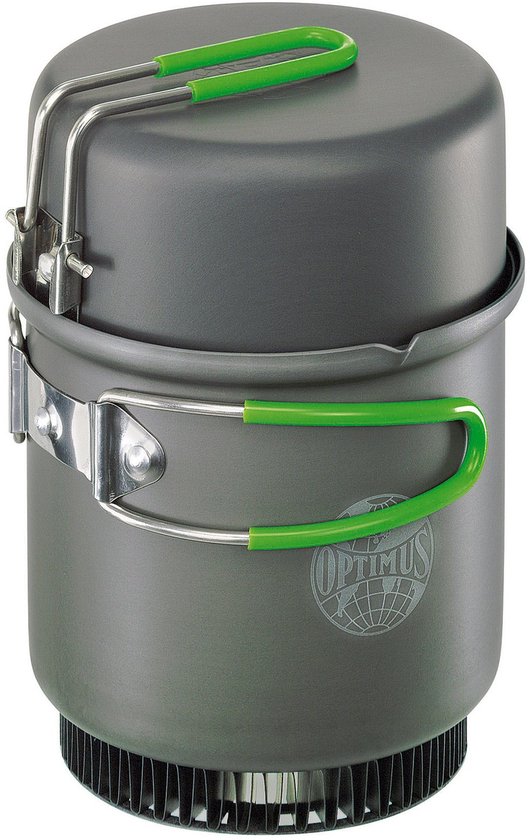OPTIMUS Terra Weekend HE Cook Set - Campingppannenset - Grijs van Opti — afbeelding 4