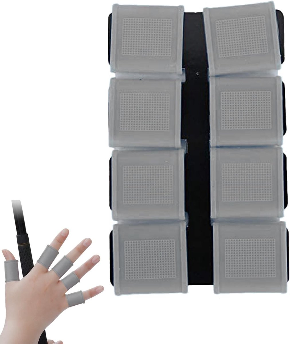 Vingerbeschermer mouw 8 stuks - anti-slip, elastische vingerbanden voor golfers en sporters
