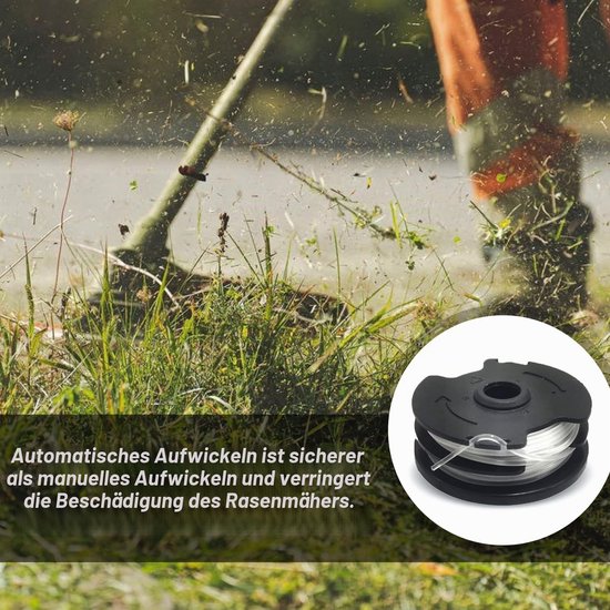 4 Stuks Vervangende Fadenspulen voor Parkside Trimmer — afbeelding 5