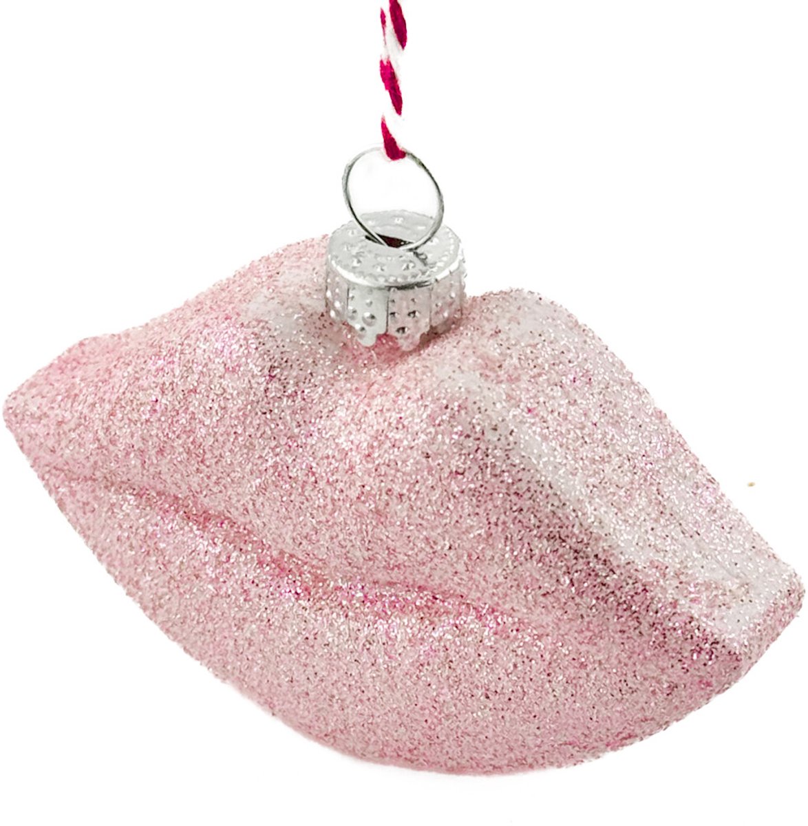 Kerstbal Hanger Lips