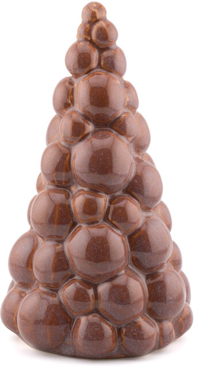 Ornament kerstboom Fir bruin S